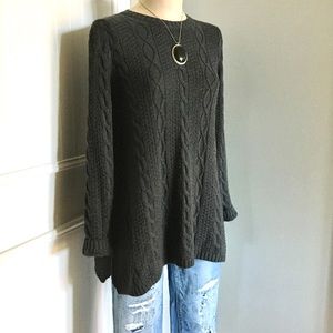 🔴Jeanne Pierre - Cable Knit Sweater/Tunic